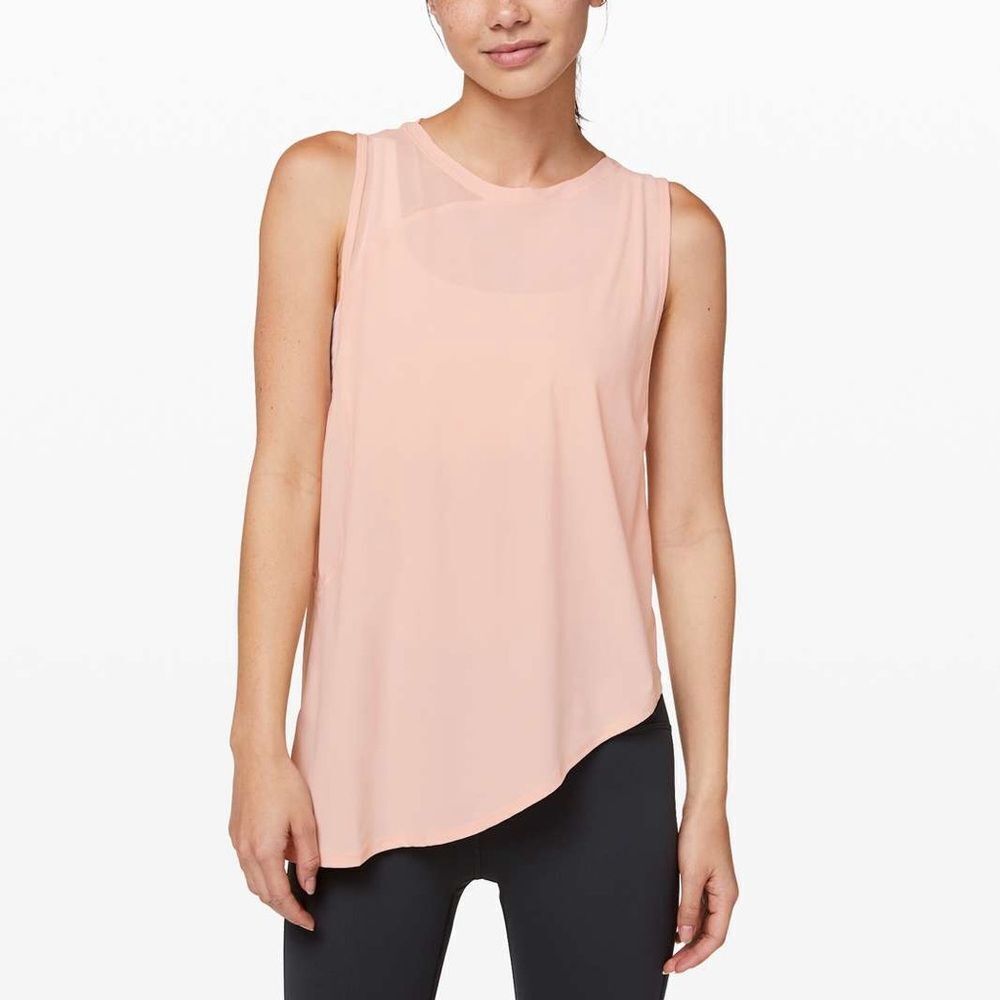 Lululemon Strength in Stance Tank in Butter Pink Size 8